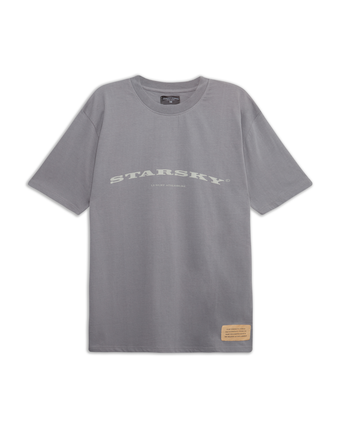 STARSKY LUX T-SHIRT - STONE GREY