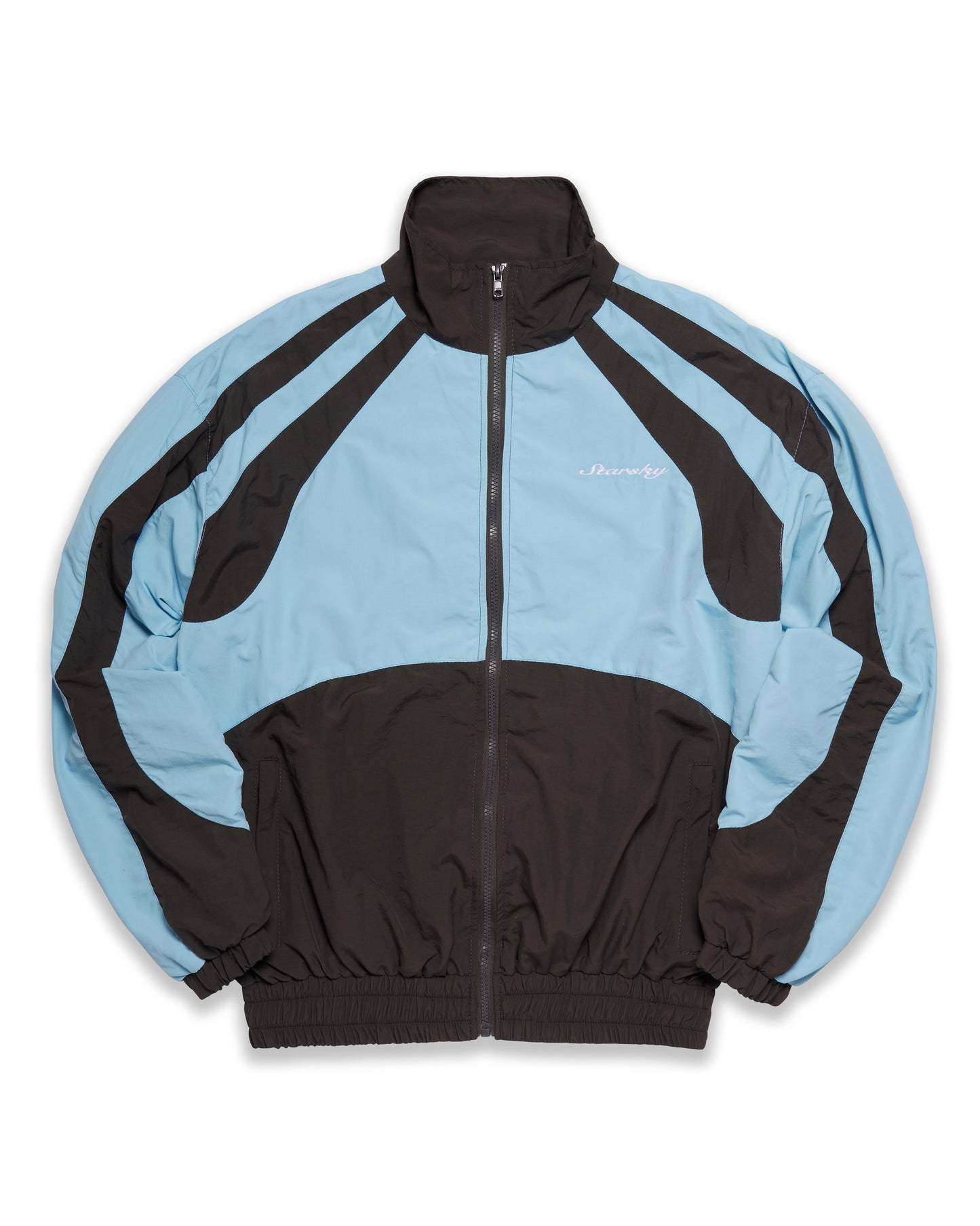 'THE BUSINESS' TRACK JACKET (GREY/ICE BLUE)