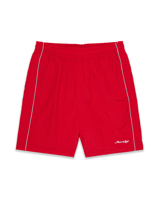 'THE BUSINESS' TRACK SHORTS (RED)