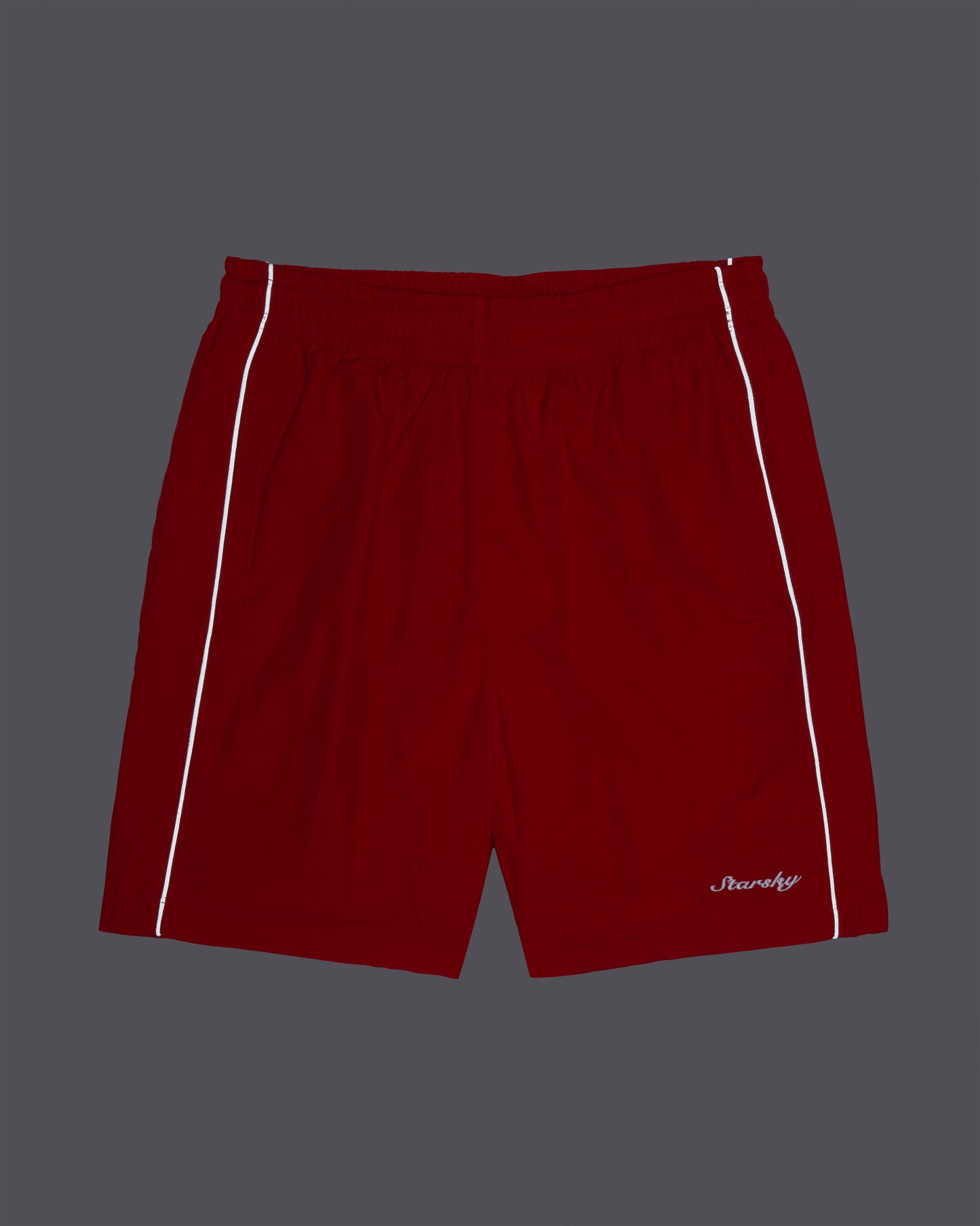 'THE BUSINESS' TRACK SHORTS (RED)
