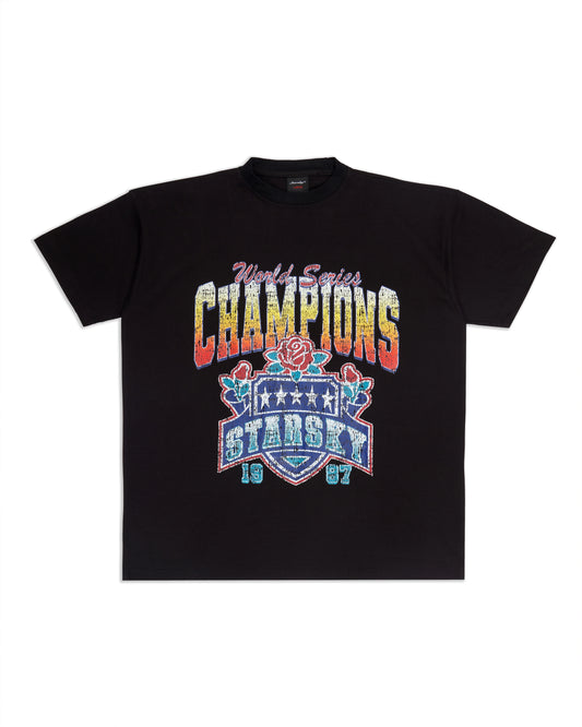 CHAMPIONS T-SHIRT (BLACK)