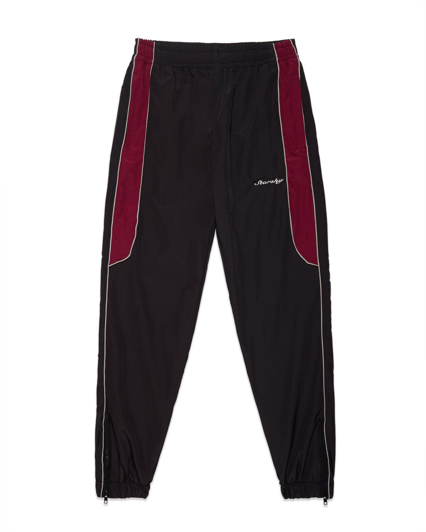 'THE BUSINESS' TRACK PANT (OXBLOOD/GREY/ BLACK)